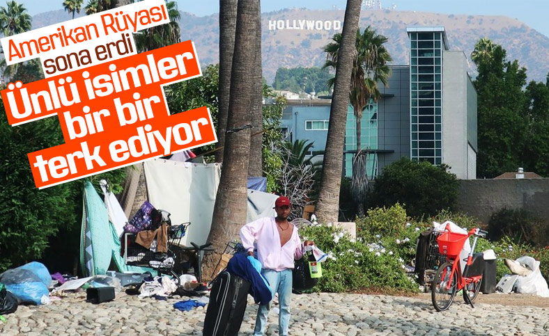 Hollywood'da evsizlerin sayısı arttı