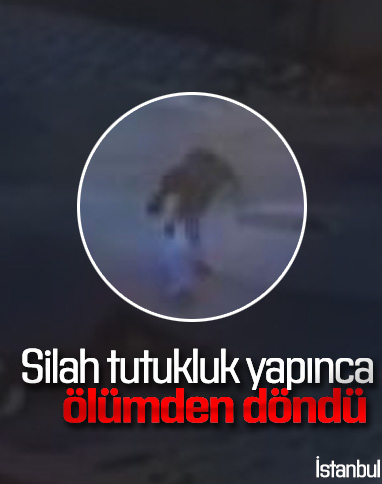 İstanbul'da tutukluk yapan silah ölümden kurtardı