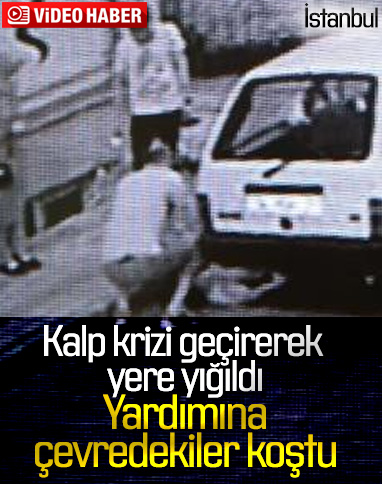 Sultangazi'de kalp krizi geçiren kişinin yardımına koştular