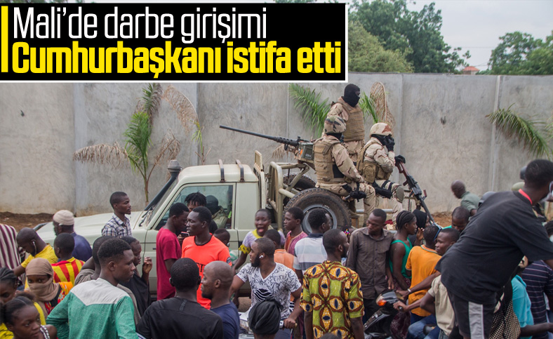 Mali'deki darbe girişiminde Cumhurbaşkanı istifa etti