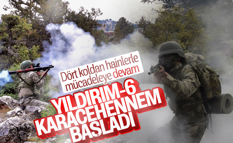 Bingöl'de Yıldırım-6 Karacehennem Operasyonu başlatıldı