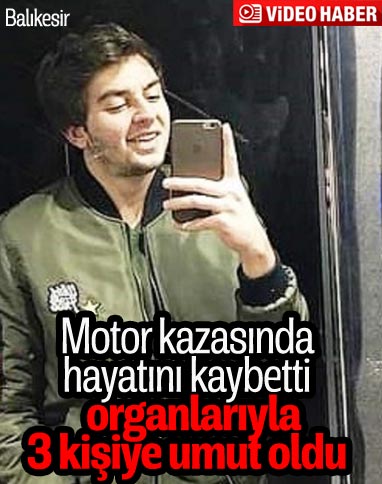 Balıkesir'de 20 yaşındaki gencin hayatını kaybettiği kaza
