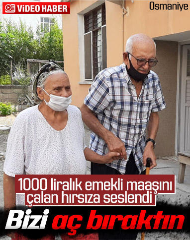 Osmaniye'de emekli adamın 1000 lira parası çalındı