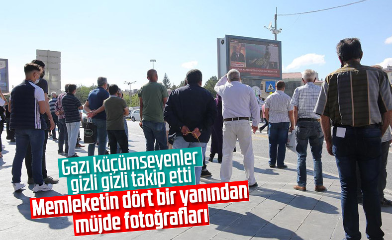 Vatandaşlar, Cumhurbaşkanı Erdoğan'ın 'müjde' açıklamasını ilgiyle izledi