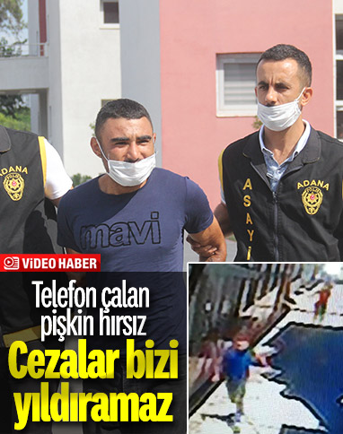 Adana'da kız çocuğunun telefonunu çalan şahıs tutuklandı