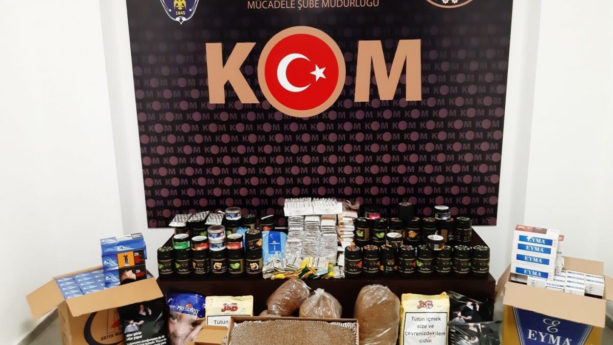 Antalya polisinden kaçakçılık operasyonu