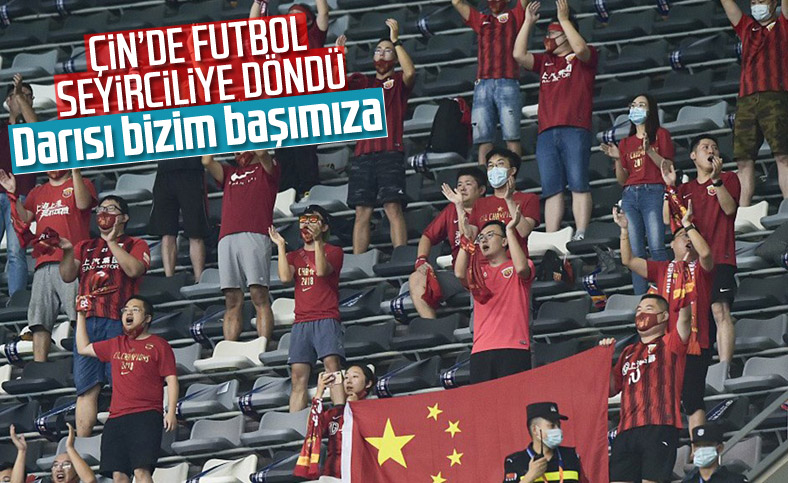 Çin'de futbol, taraftarlarla birlikte yeniden başladı