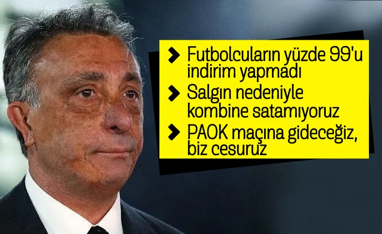 Ahmet Nur Çebi: Futbolcuların %99'u indirim yapmadı