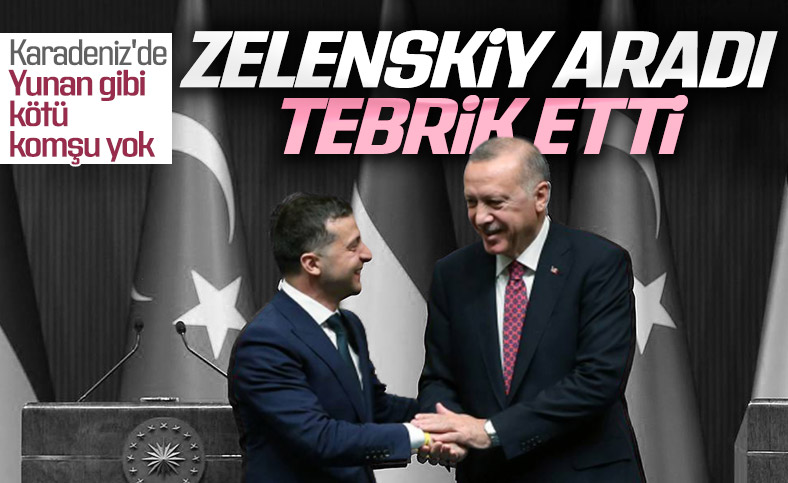 Vladimir Zelenskiy'den Cumhurbaşkanı Erdoğan'a tebrik telefonu