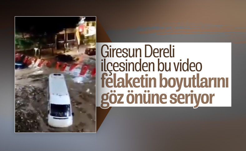 Giresun'daki sel felaketinin yeni görüntüleri