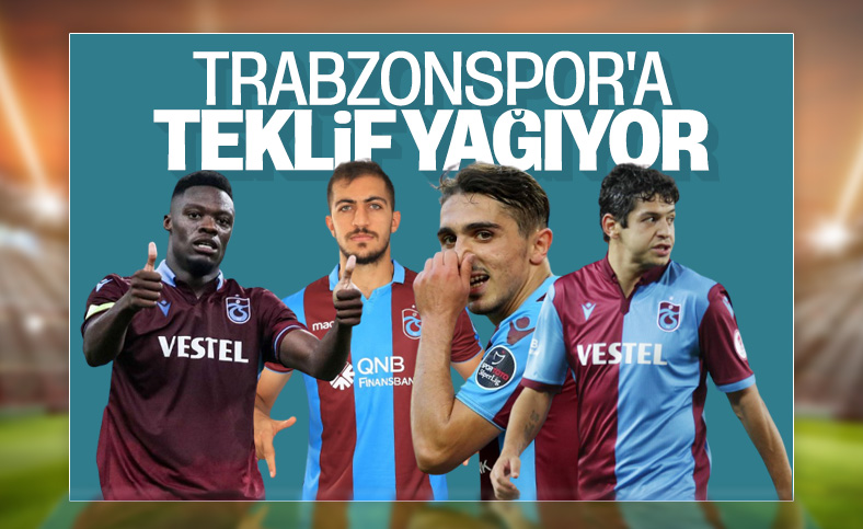 Trabzonsporlu futbolculara gelen teklifler