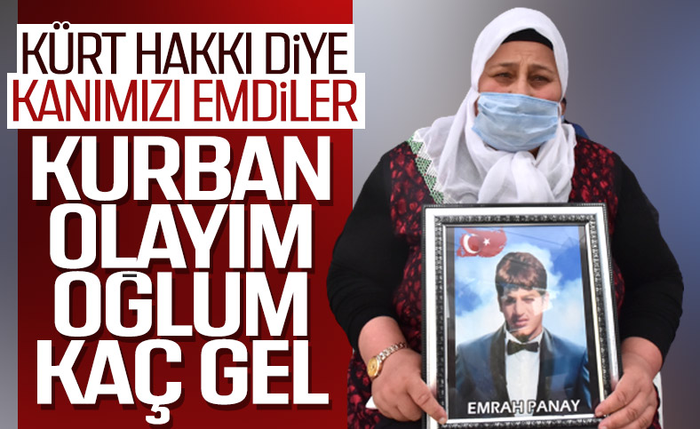 Çocuğu PKK tarafından kandırılan anne: Kaç gel oğlum