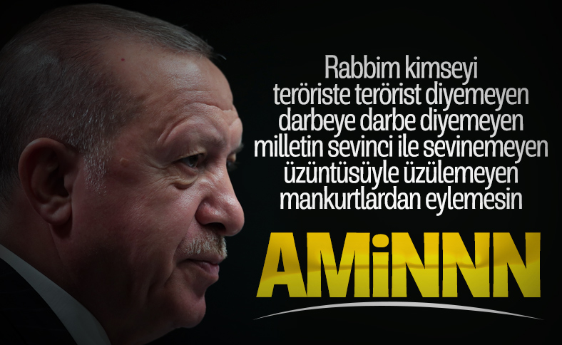 Cumhurbaşkanı Erdoğan'ın tüyleri diken diken eden konuşması