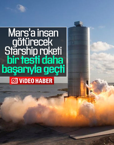 SpaceX, Starship roketinin statik yangın testini gerçekleştirdi