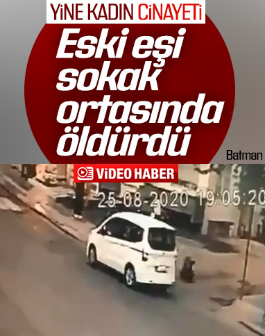 Batman'da eski eşi tarafından sokak ortasında öldürüldü