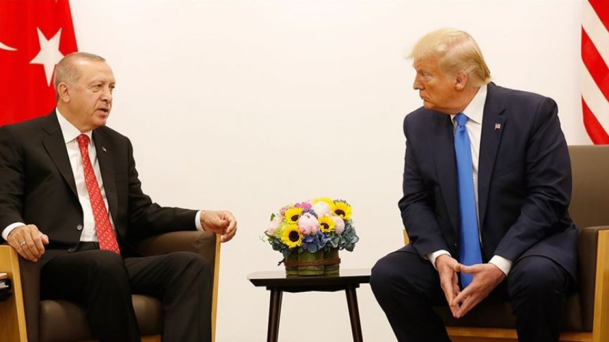 Cumhurbaşkanı Erdoğan, Trump ile görüştü