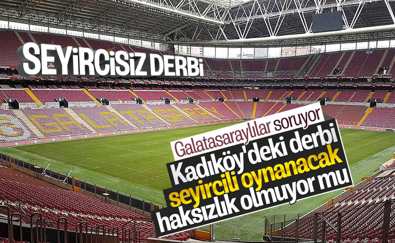 Galatasaraylılardan seyircisiz derbi tepkisi