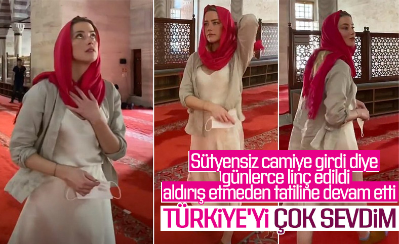 Amber Heard’den Türkiye’ye veda