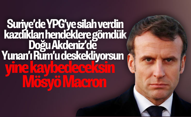 Macron: Akdeniz'e donanmanın tümünü yollamadık