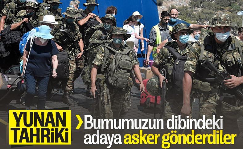 Yunanistan’dan Meis Adası’na asker sevkiyatı hamlesi