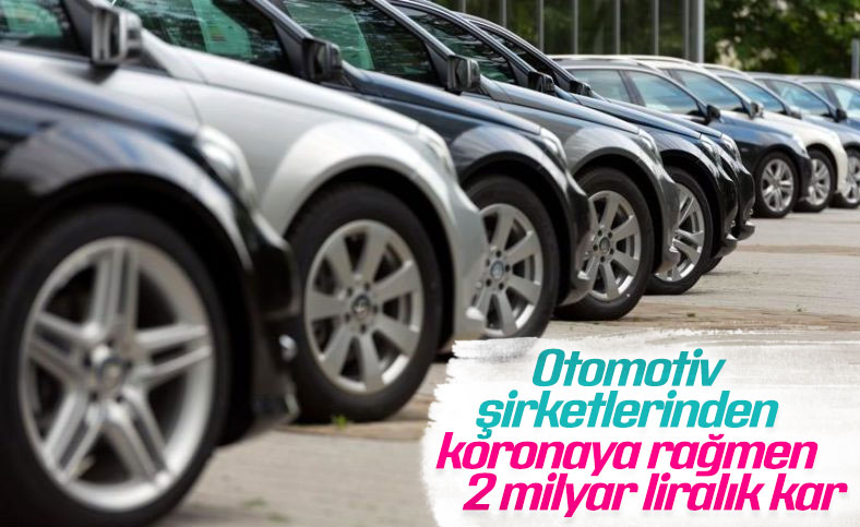 Otomotiv şirketleri yılın ilk yarısında 2 milyar lira kâr etti