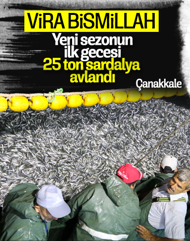 Çanakkale'de, av sezonun ilk gecesi bereketli geçti