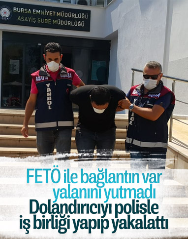 Bursa'da kendini savcı olarak tanıtan dolandırıcı yakalandı
