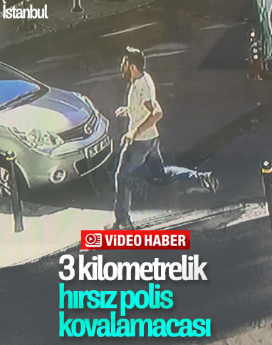 Şişli'de telefon çalan hırsız, kovalamacayla yakalandı