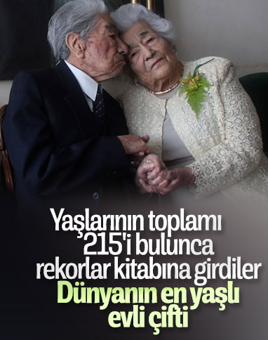 Dünyanın en yaşlı evli çifti