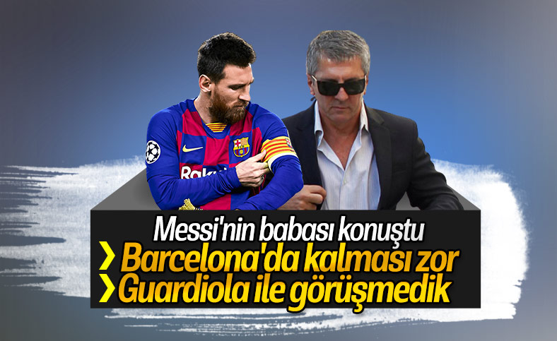 Messi'nin babası: Barcelona'da kalması zor