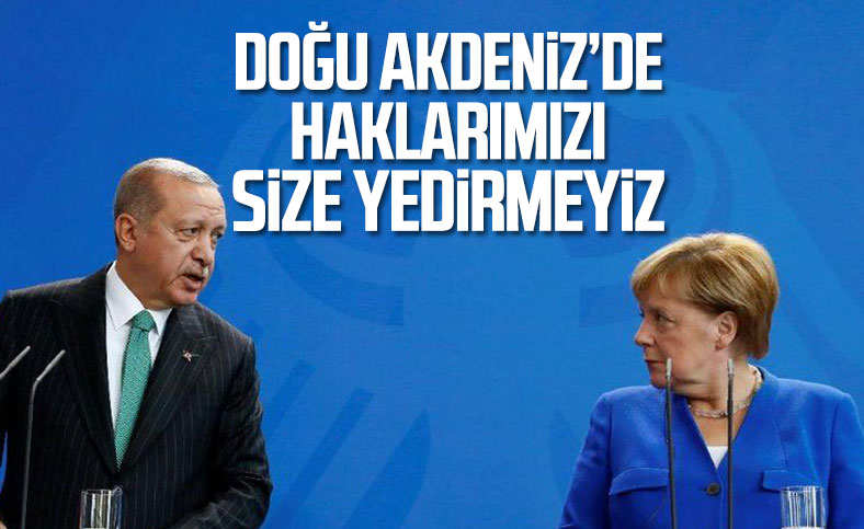 Cumhurbaşkanı Erdoğan, Angela Merkel ile görüştü