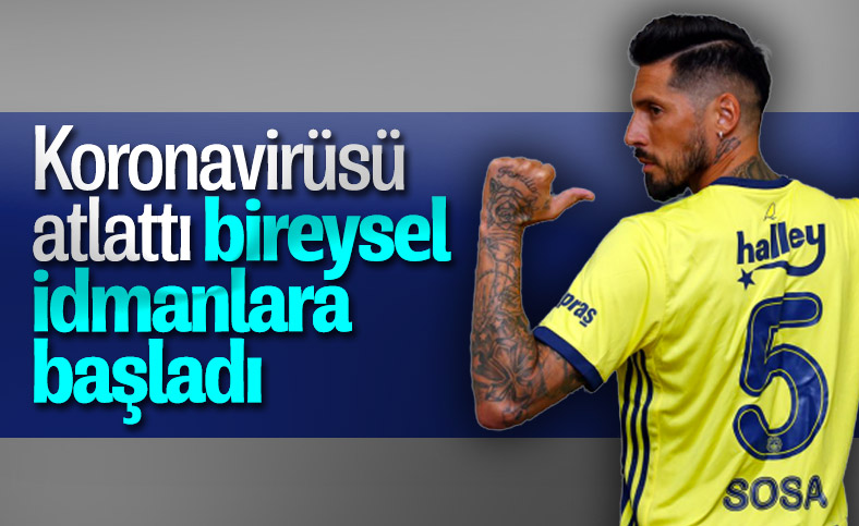 Jose Sosa bireysel antrenmanlara başladı