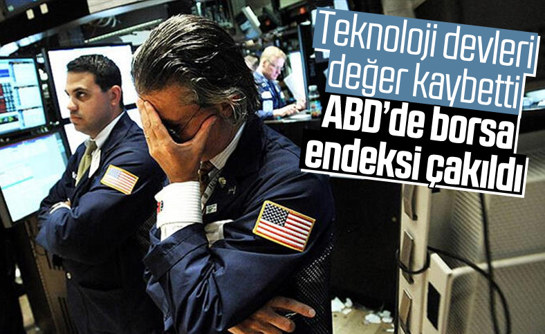 ABD'de borsa endeksi sert düşüş yaşadı