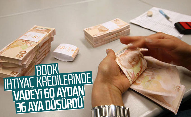 BDDK, tüketici kredilerinde vadeyi 36 aya düşürdü