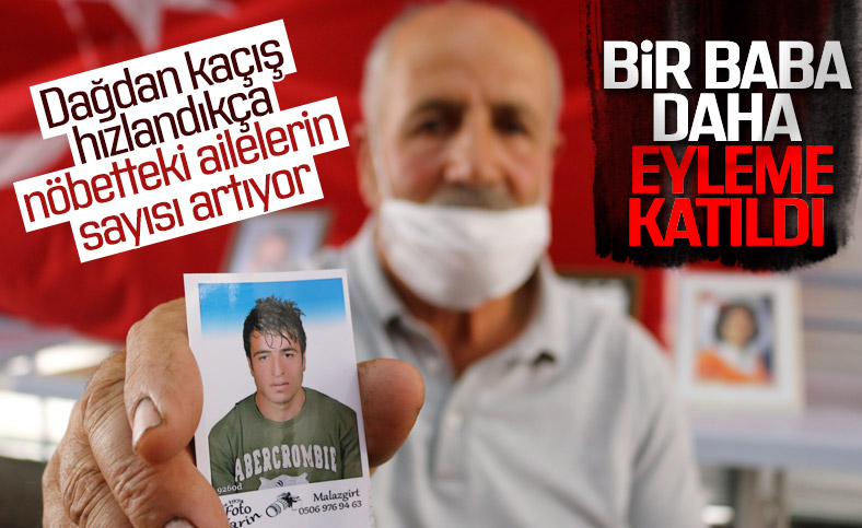 Diyarbakır’da HDP önündeki evlat nöbeti eylemine bir aile daha katıldı