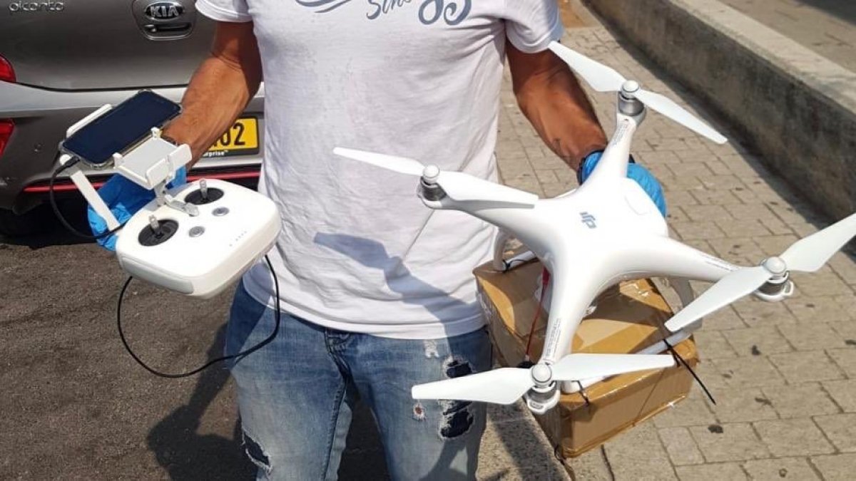 İsrail’de drone ile gökyüzünden uyuşturucu madde dağıtıldı