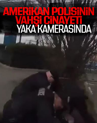 ABD polisinin gözaltı sırasında öldürdüğü gencin görüntüleri