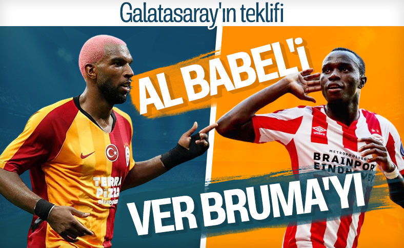 Galatasaray'da gündem Babel-Bruma takası
