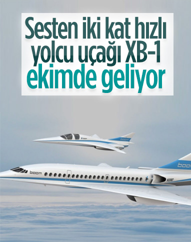 Süpersonik yolcu uçağı XB-1 çok yakında tanıtılacak