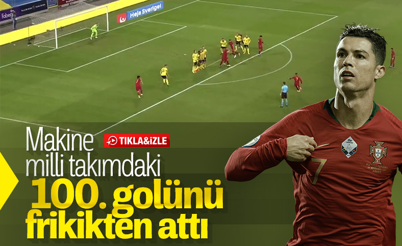 Ronaldo'dan İsveç'e 2 şık gol