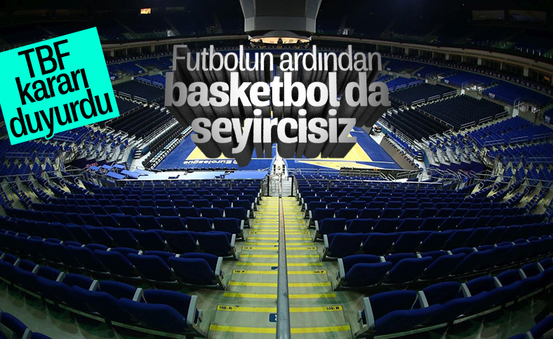 Basketbolda ilk devre maçları seyircisiz oynanacak