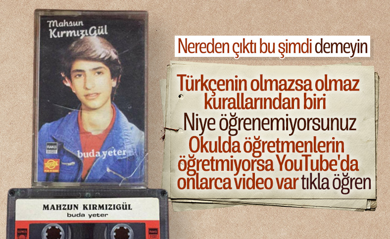 Dahi anlamındaki de'nin yazılışını öğrenmeyen kalmasın