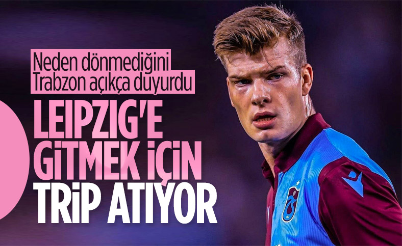 Trabzonspor'un Sörloth açıklamasındaki Leipzig detayı