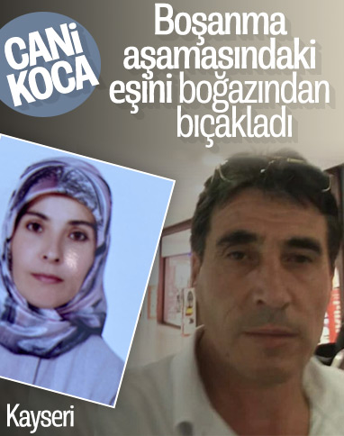 Kayseri'de tartıştığı eşini bıçakladı