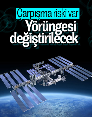 Uluslararası Uzay İstasyonu’nun yörüngesi değişebilir