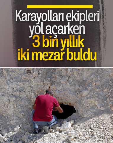 Van'da Urartu dönemine ait 2 kaya mezar bulundu