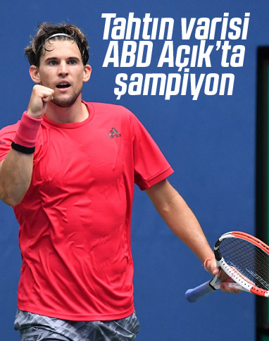 ABD Açık Tenis Turnuvası'nda şampiyon Thiem