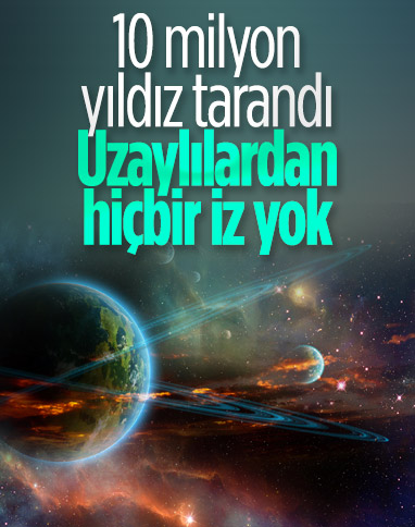 Bilim insanları, Dünya dışı yaşam bulmak için 10 milyon yıldızı taradı: İşte sonuçlar