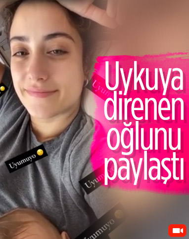 Hazal Kaya, oğlu Fikret Ali'yi paylaştı