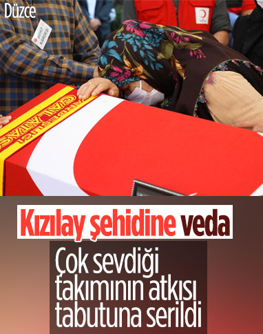 Kızılay şehidi Mehmet Arif Kıdıman, son yolculuğuna uğurlandı